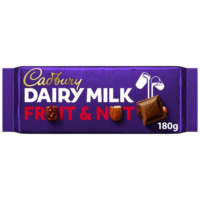 Cadbury Dairy Milk Fruit & Nut Chocolate Bar 180g