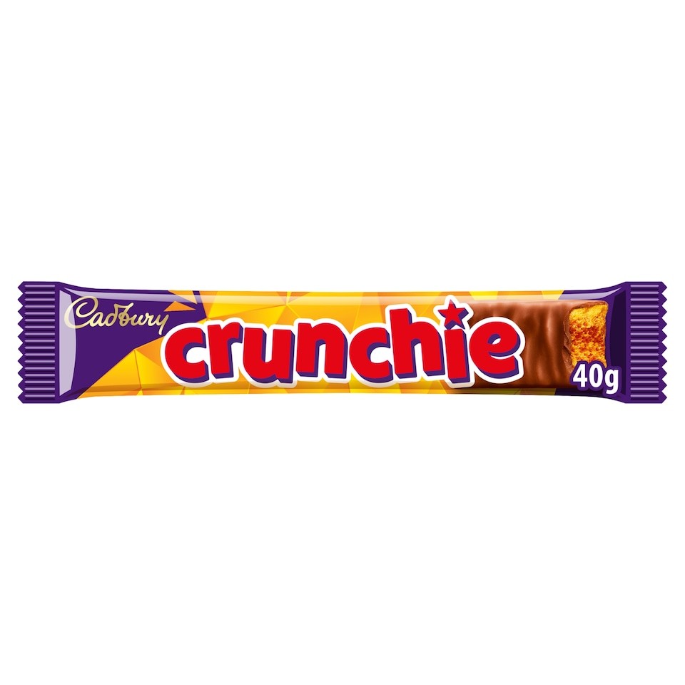 Cadbury Crunchie Chocolate Bar Single 40g