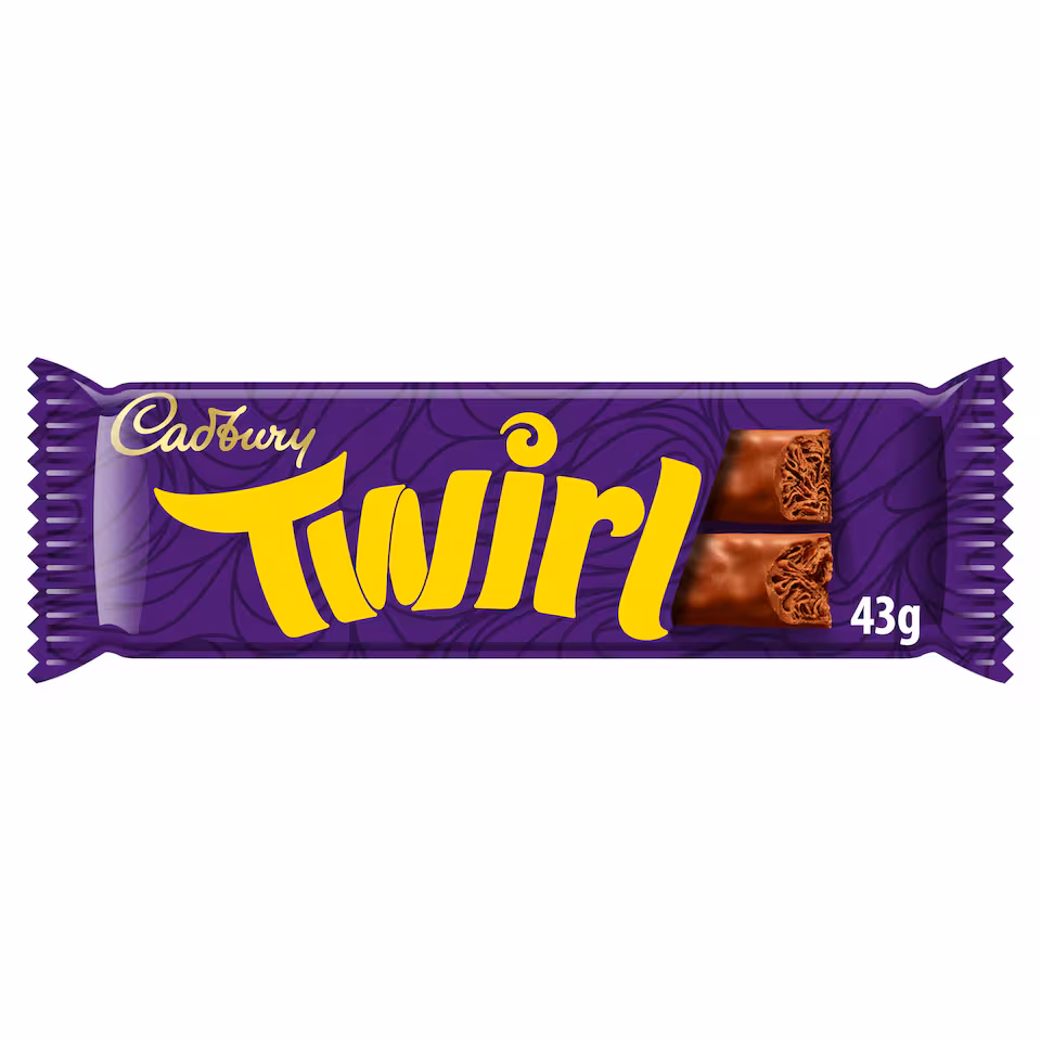 Cadbury Twirl Chocolate Bar Single 43g