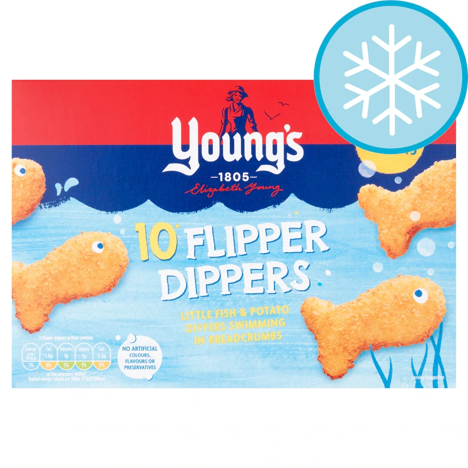 Youngs Flipper Dippers 10 Pack 250G