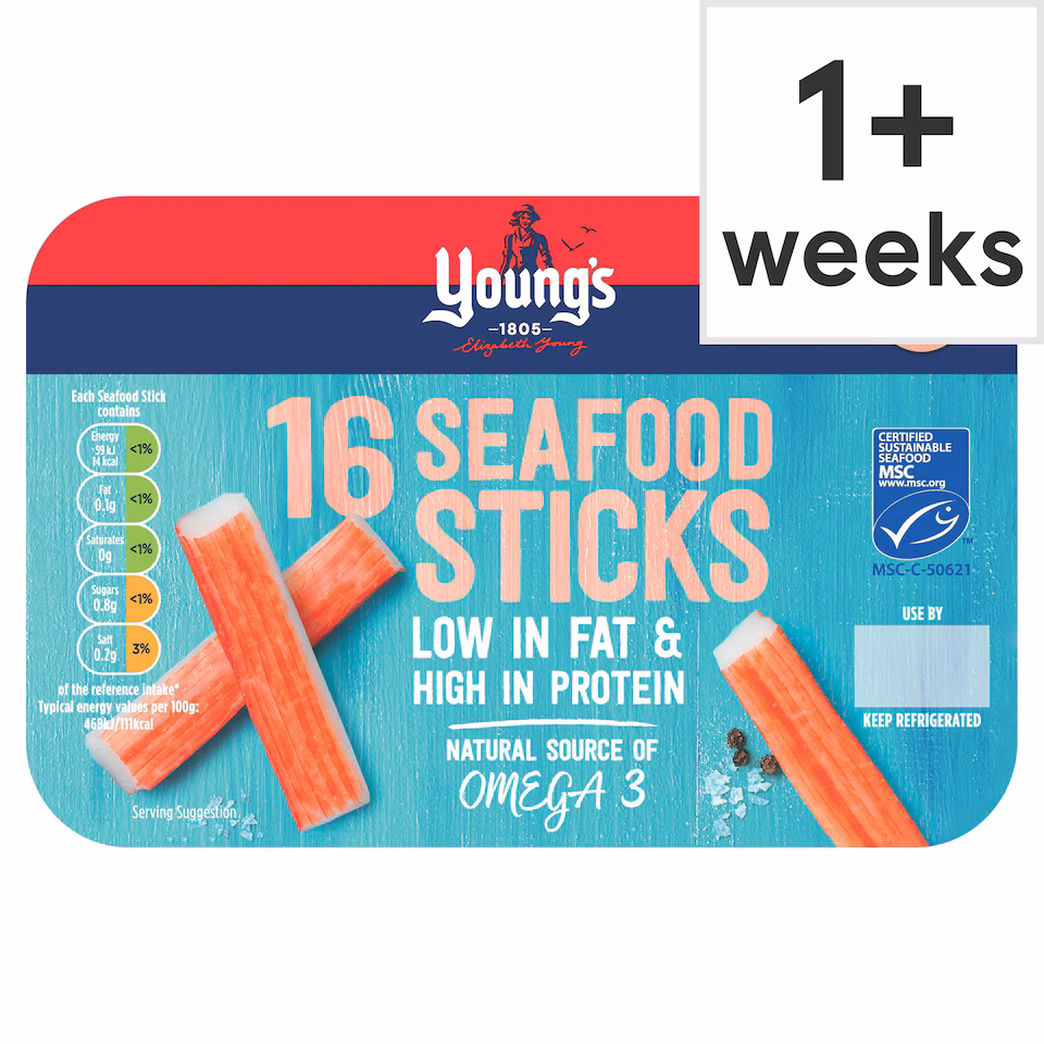 Youngs 16 Seafood Sticks 200G
