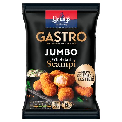 Young's Gastro Jumbo Wholetail Scampi