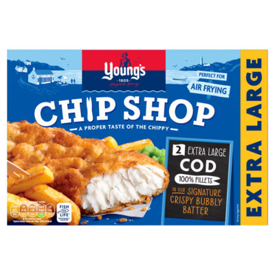 Young's Chip Shop Britain's Favourite 2 Extra Large Cod 300g