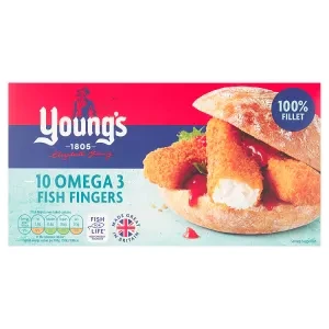 Young's 10 Omega 3 Fish Fingers 300g