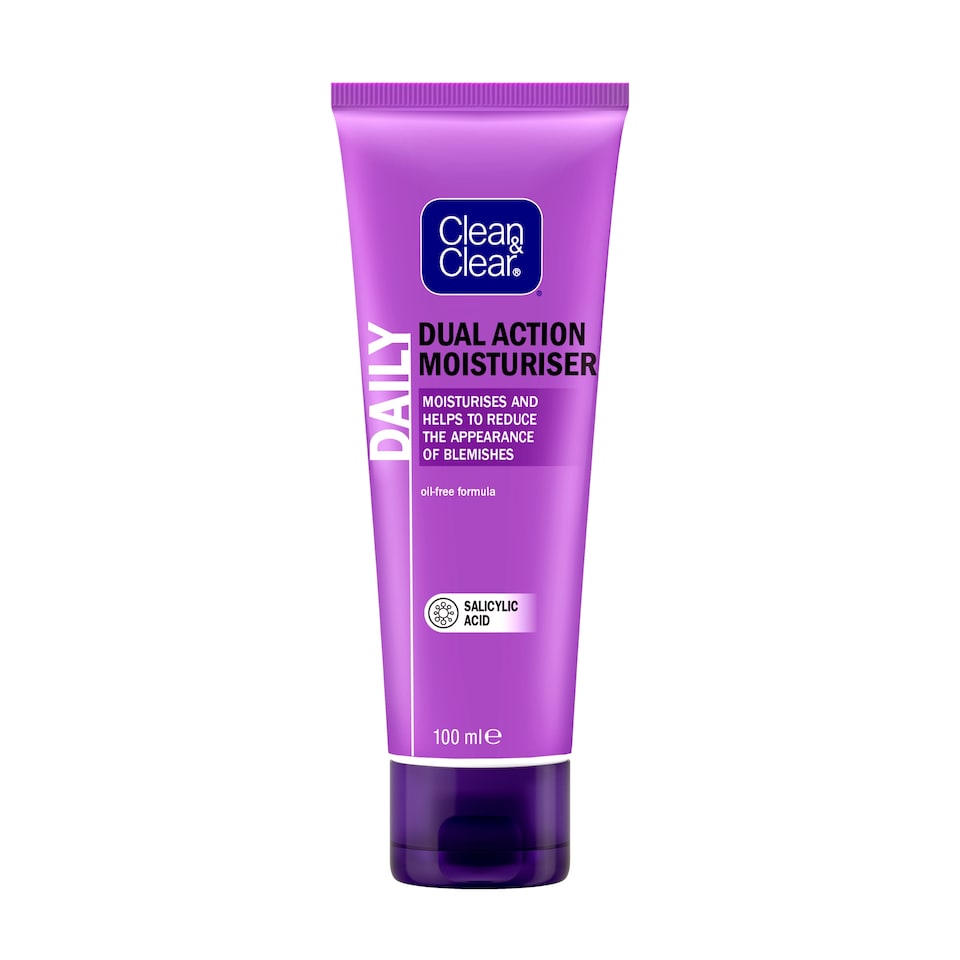Clean & Clear Dual Action Moisturiser Face Cream 100ml
