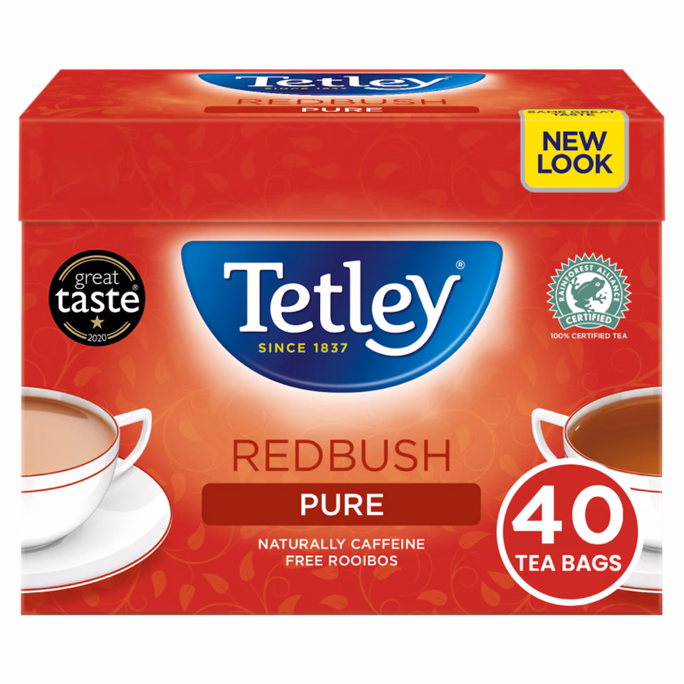 Tetley Redbush 40 Teabags 100G