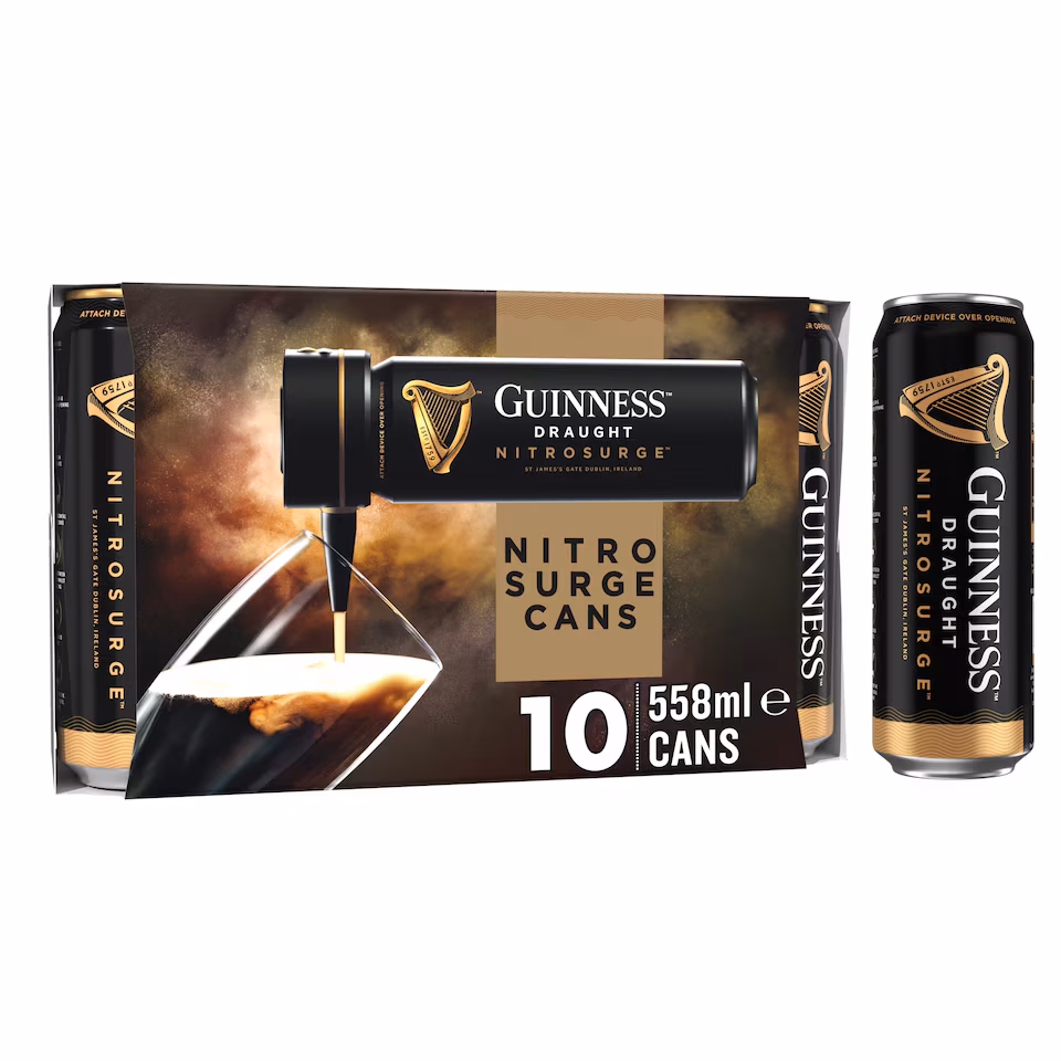 Guinness Draught Nitrosurge 10 X 558Ml