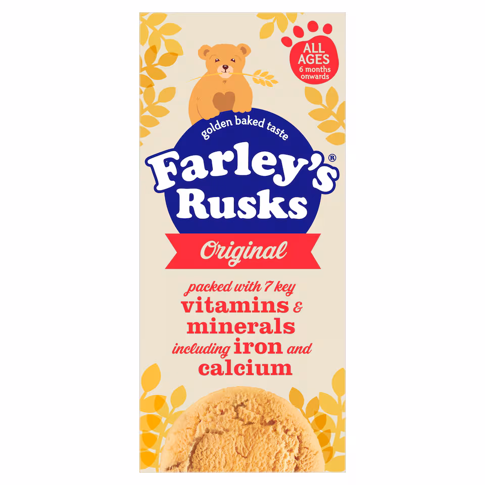 Farleys Original Rusks Baby Food Snacks 150g
