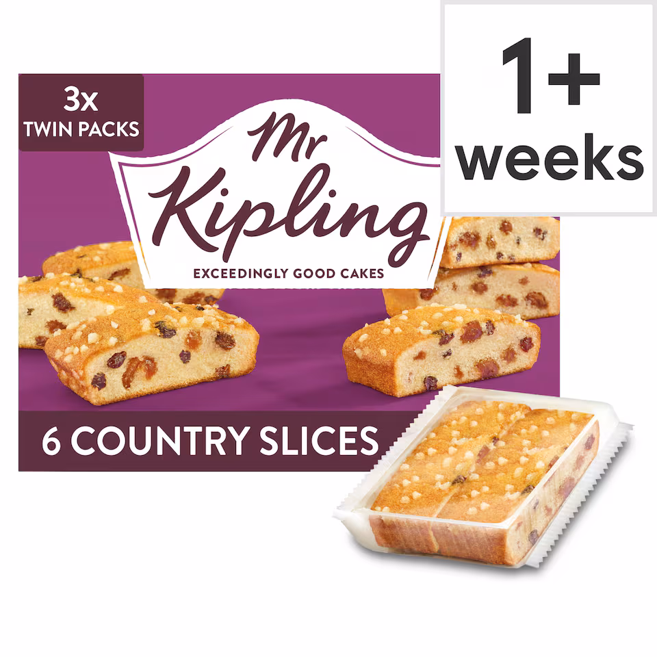 Mr Kipling Country Slices 6 Pack