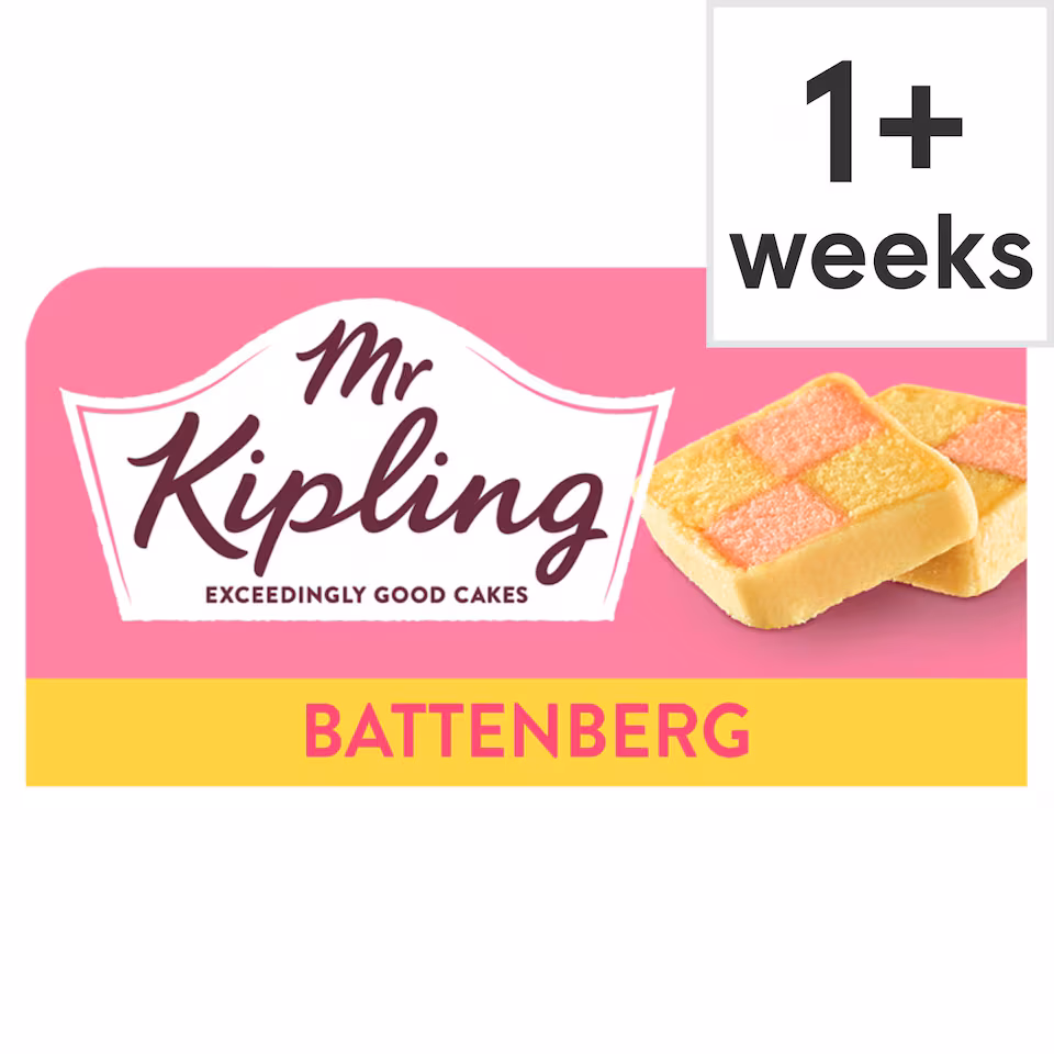 Mr Kipling Exceedingly Good Battenberg Cake