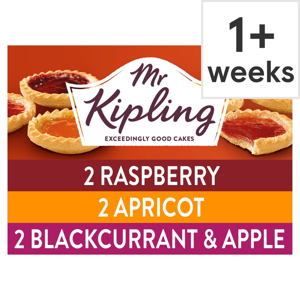 Mr Kipling Assorted Jam Tarts 6 Pack