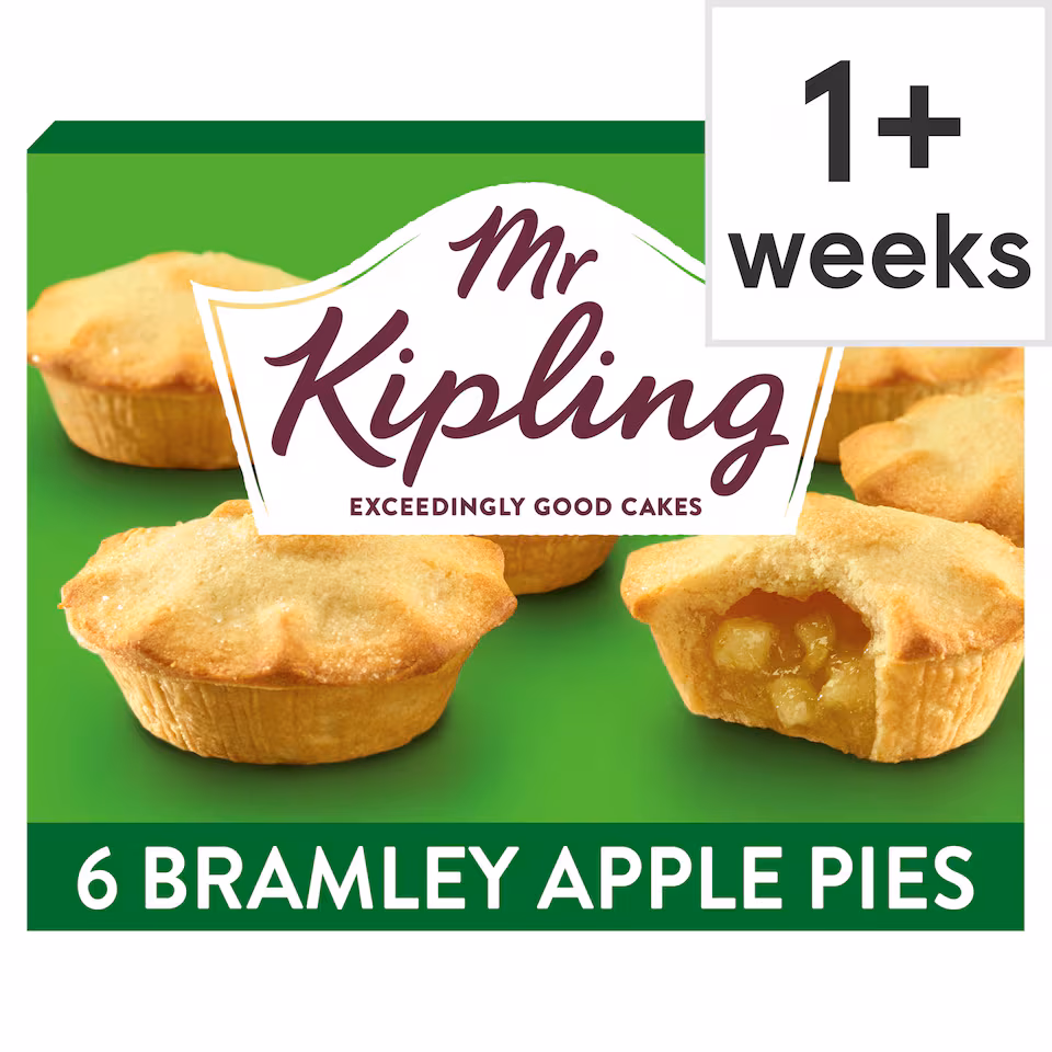 Mr Kipling Bramley Apple Pies 6 Pack
