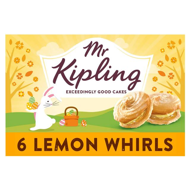 Mr Kipling 6 Lemon Viennese Whirls Easter Cakes