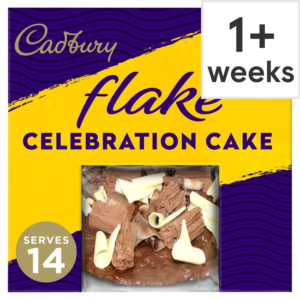 Cadbury Flake Chocolate Celebration Cake