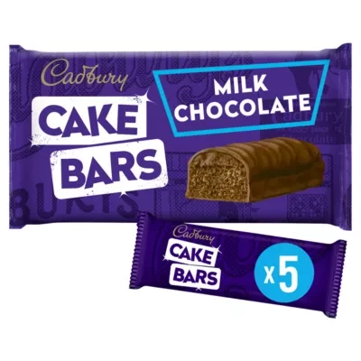 Cadbury Milk Chocolate Cake Bars 5 Pack