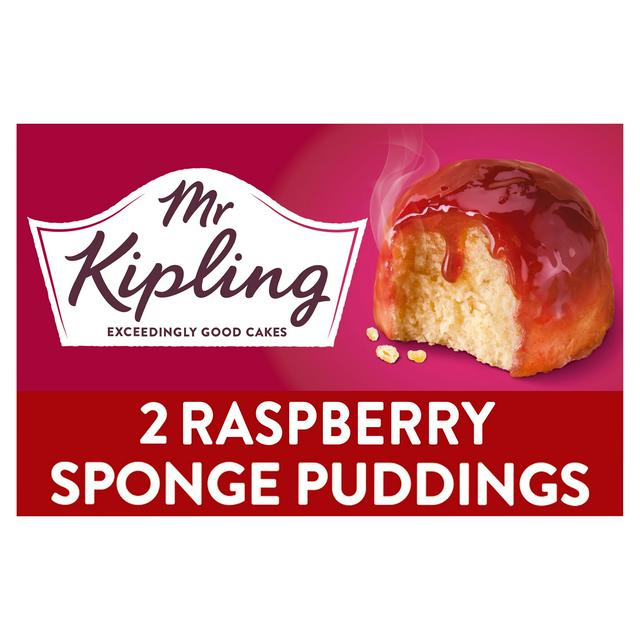 Mr Kipling Raspberry Sponge Puddings 2x95g