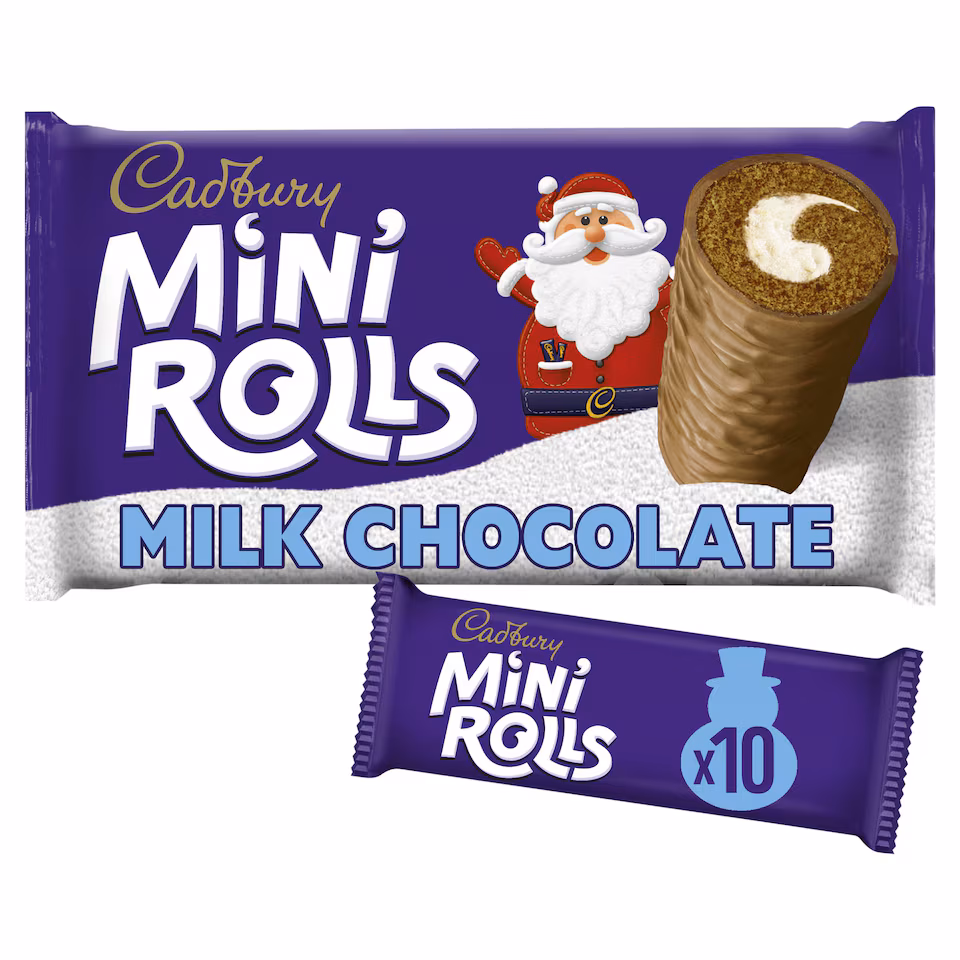 Cadbury Mini Rolls - Milk Chocolate 10 Pack