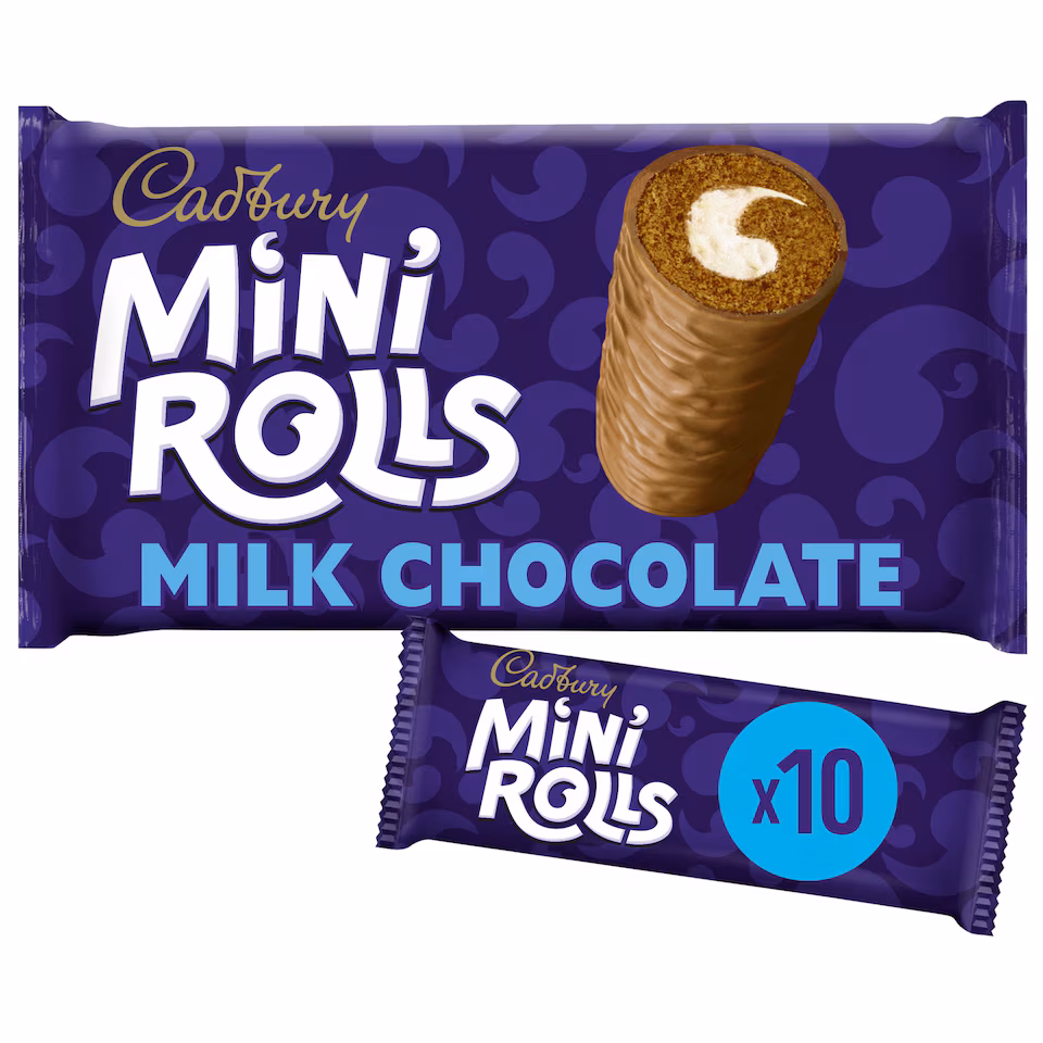 Cadbury Mini Rolls - Milk Chocolate 10 Pack