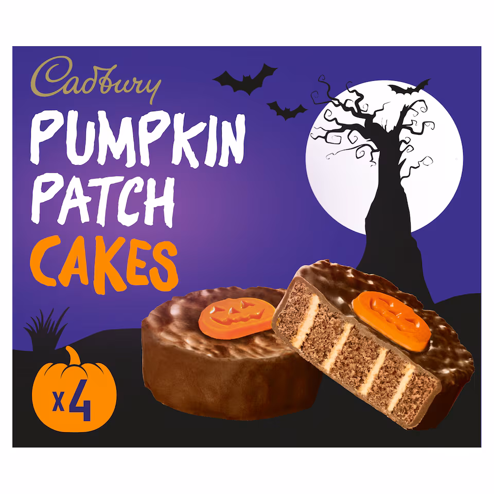 Cadbury Pumpkin Patch Cakes 4 Pack