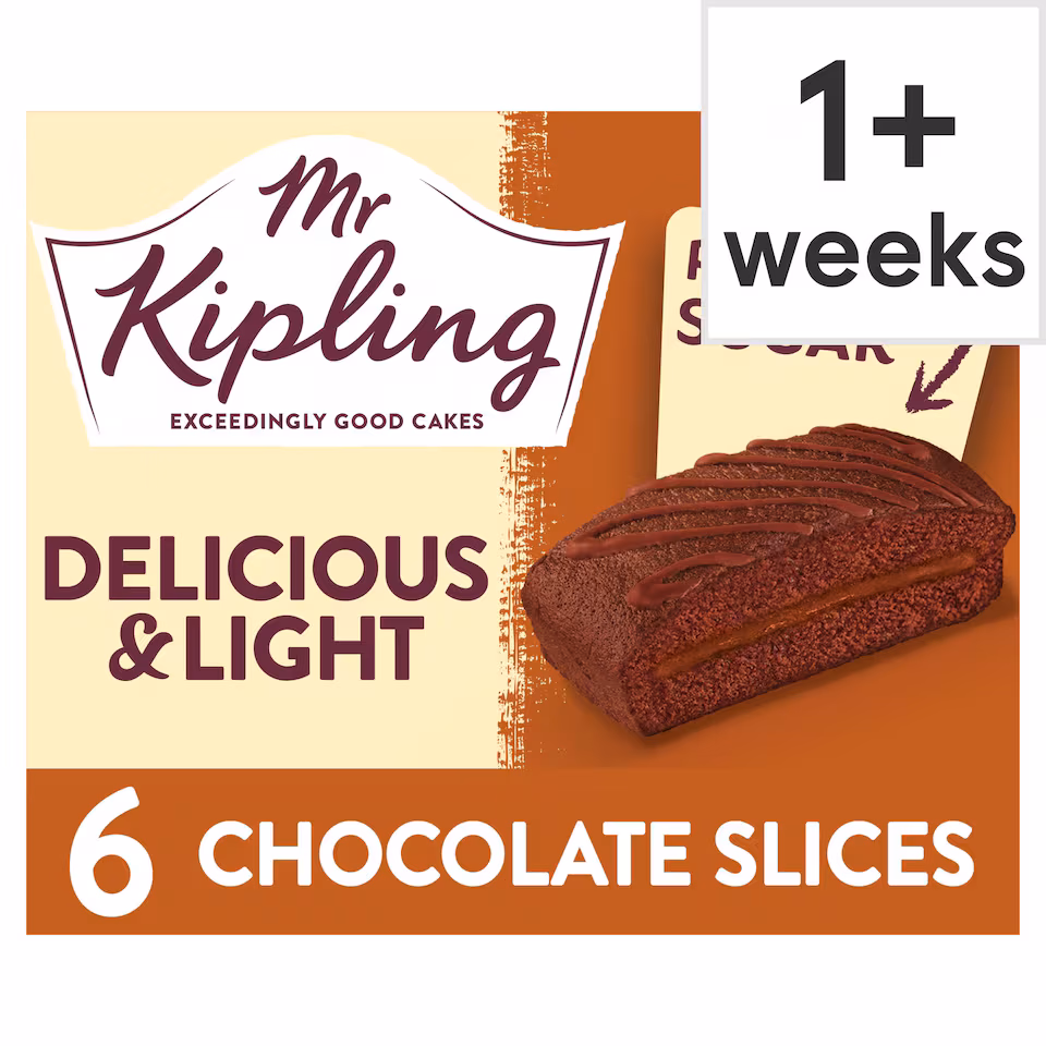 Mr Kipling Deliciously Good Chocolate Slices 6 Pack