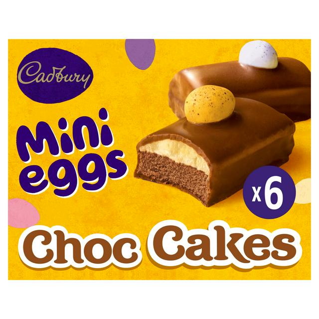 Cadbury 6 Mini Eggs Milk Chocolate Easter Cakes Pack