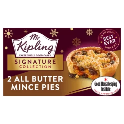 Mr Kipling Signature All Butter Christmas Mince Pies 2 Pack