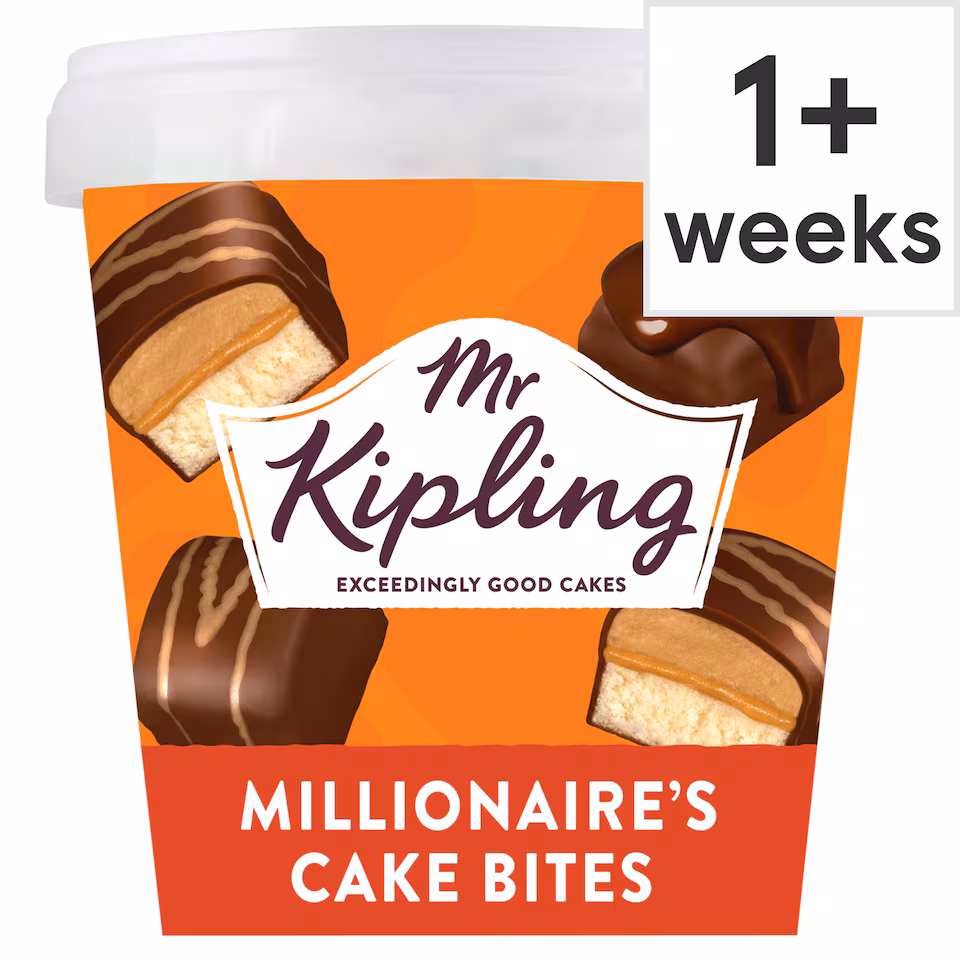Mr Kipling Millionaire’s Chocolate Caramel Mini Cake Bites 220g