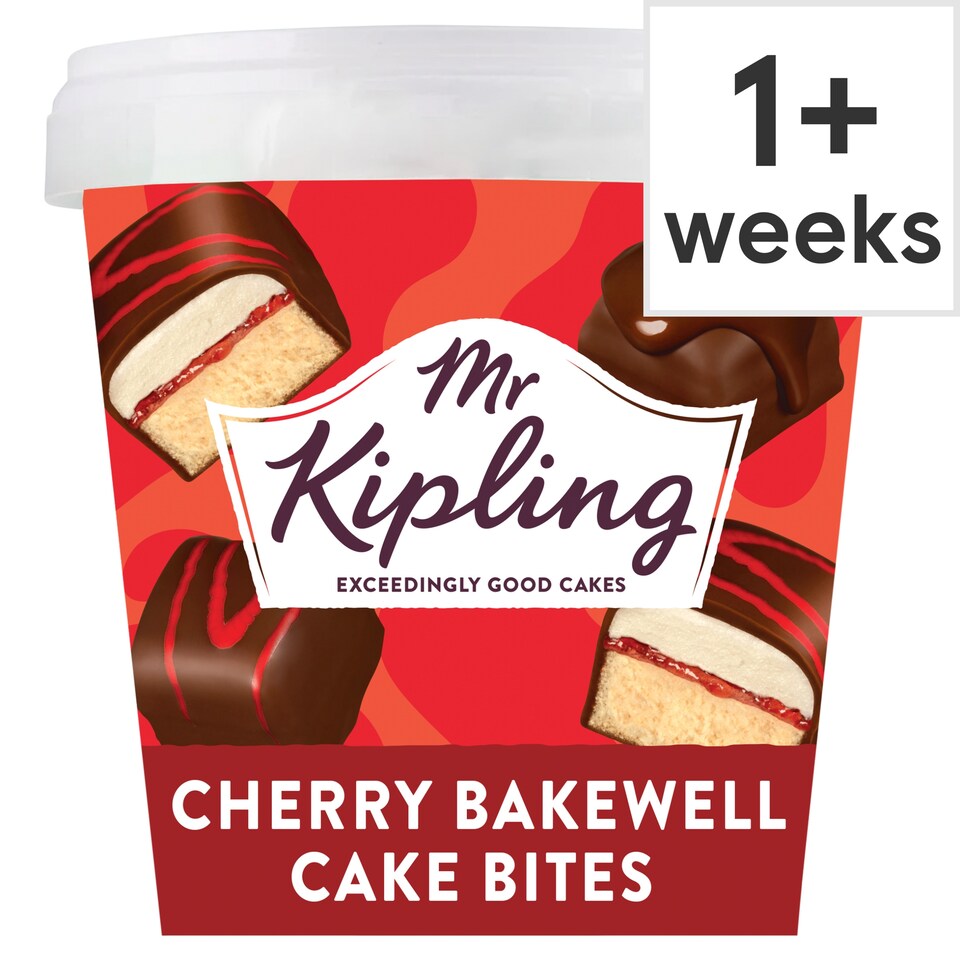 Mr Kipling Cherry Bakewell Mini Cake Bites 220g