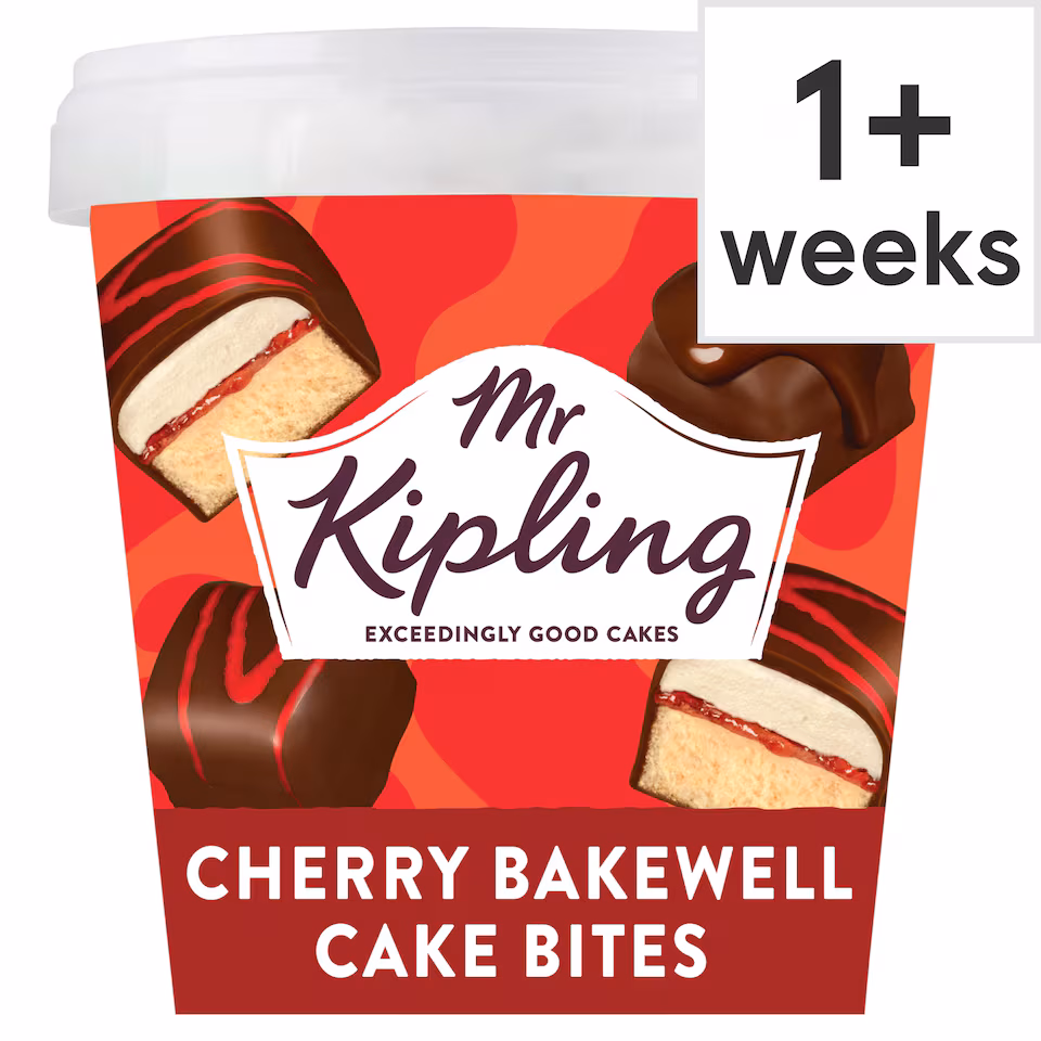 Mr Kipling Cherry Bakewell Mini Cake Bites 220g