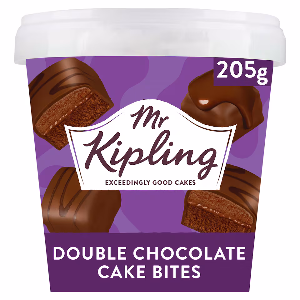 Mr Kipling Double Chocolate Mini Cake Bites 205g