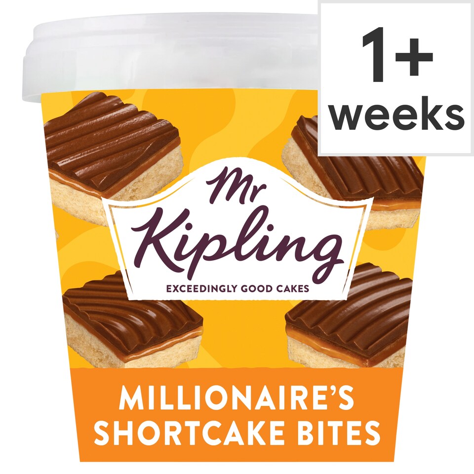 Mr Kipling Millionaires Chocolate Caramel Shortcake Mini Cake Bites 254g