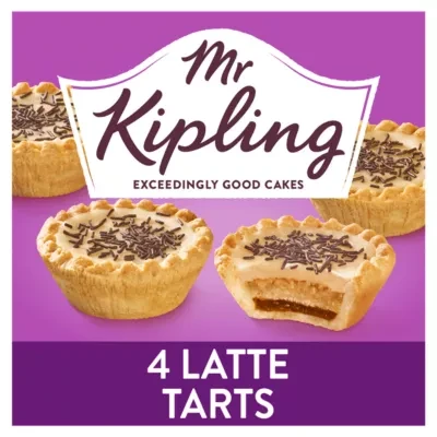 Mr Kipling Latte Tarts 4 Pack