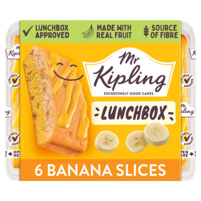 Mr Kipling Lunchbox 6 Banana Slices