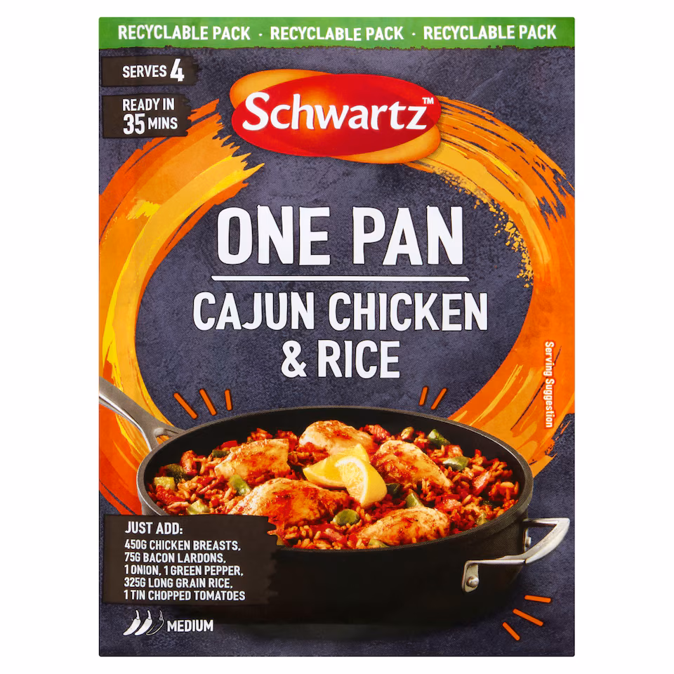 Schwartz One Pan Cajun Chicken & Rice Recipe Mix 32g