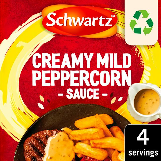 Schwartz Creamy Mild Peppercorn Sauce Mix 25g