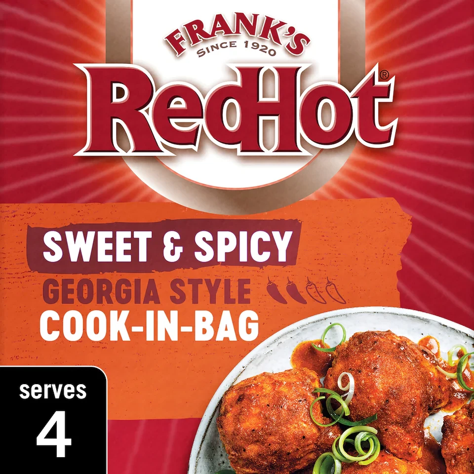 Frank's RedHot Sweet & Spicy Georgia Style Cook-In-Bag 25G