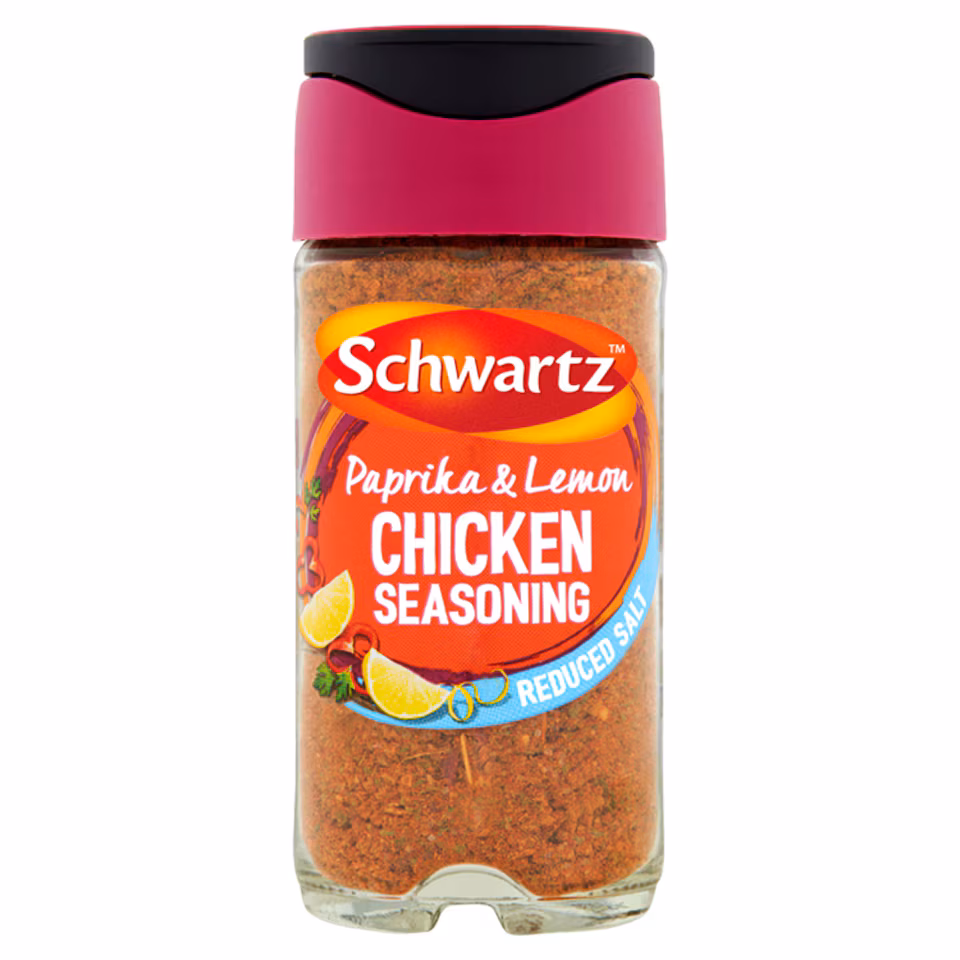 Schwartz Paprika & Lemon Chicken Seasoning Reduced Salt 43g