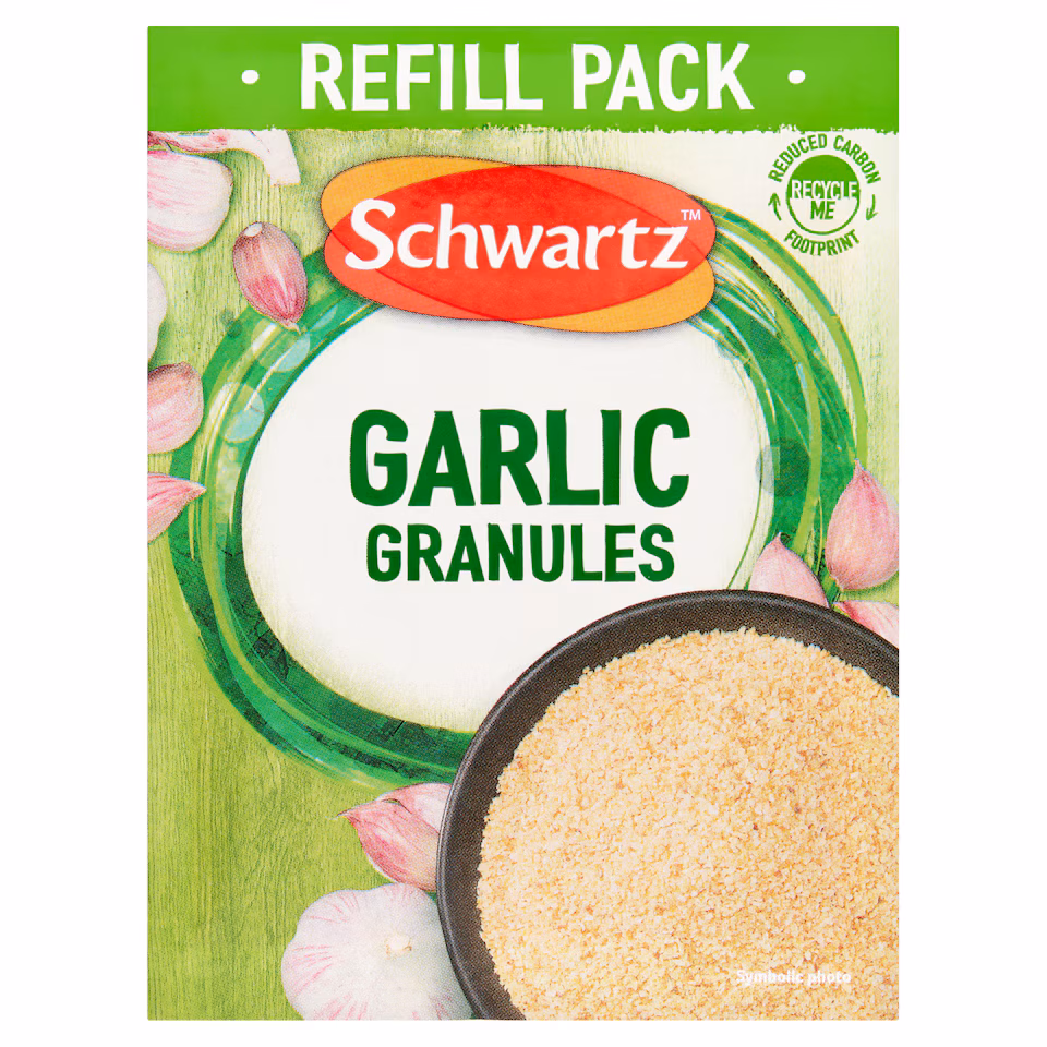 Schwartz Garlic Granules Refill Pack 40g