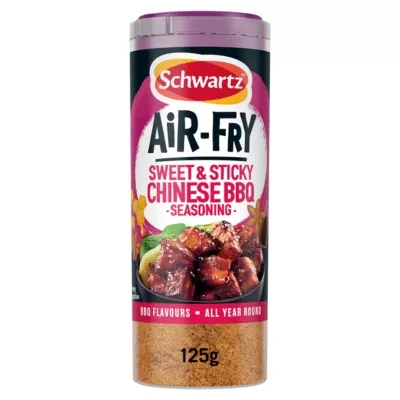 Schwartz Air Fryer Sweet & Sticky Chinese BBQ Seasoning Drum 125g