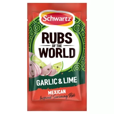 Schwartz SCHWARTZ RUBS OF THE WORLD GARLIC & LIME MEXICAN SEASONING RUB 24G