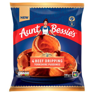 Aunt Bessie's 4 Beef Dripping Yorkshire Puddings 180g
