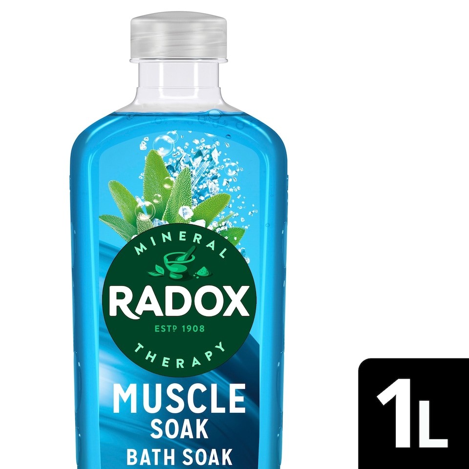 Radox Muscle Soak Bath Soak Bubble Bath 1L