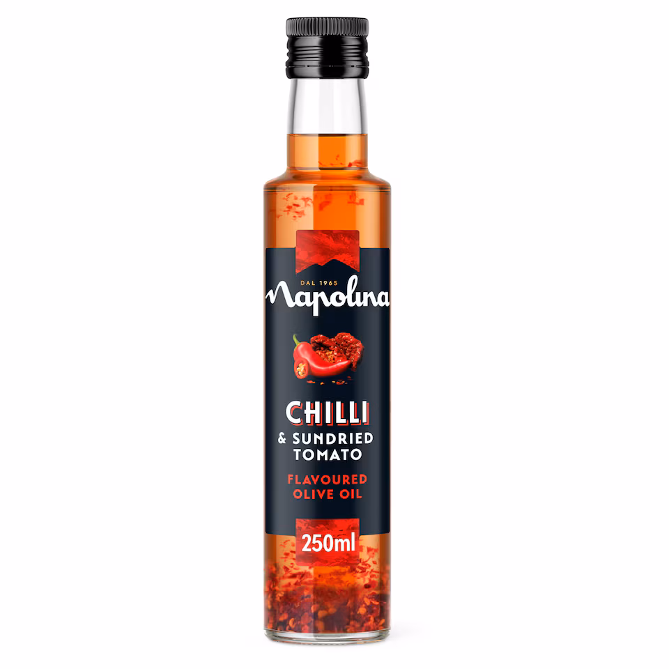 Napolina Chilli & Sundried Tomato Flavoured Olive Oil 250ml