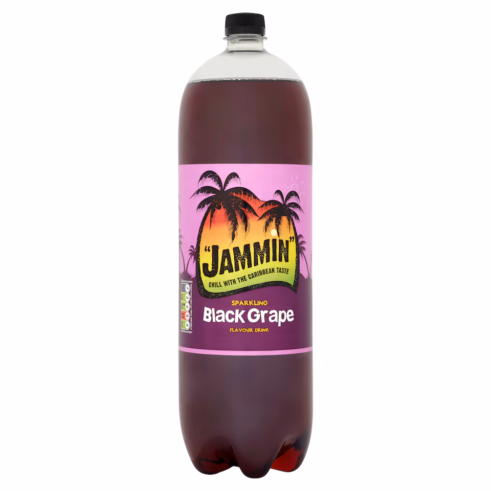 Jammin Sparkling Black Grape Drink 2 Litres
