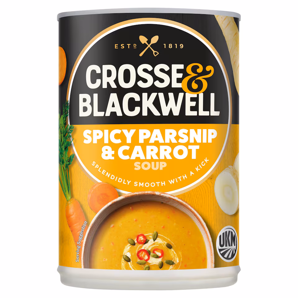Crosse And Blackwell Spicy Parsnip & Carrot Soup 400G