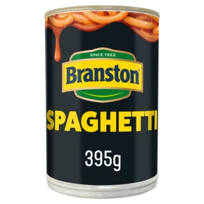 Branston Spaghetti in a Rich, Thick Tomatoey Sauce 395g