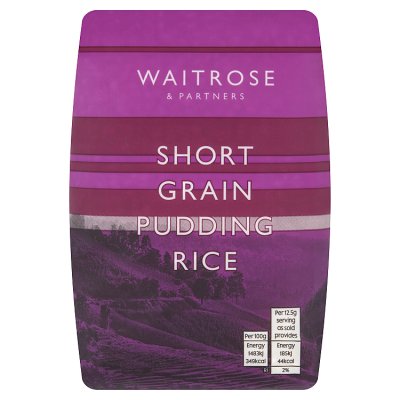 Waitrose Short Grain Pudding Rice