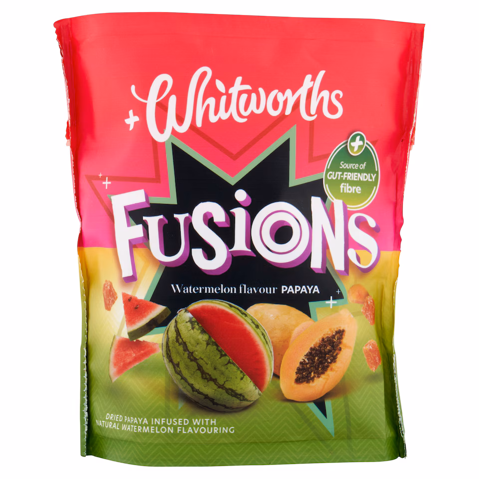 Whitworths Fusions Watermelon Papaya 80G