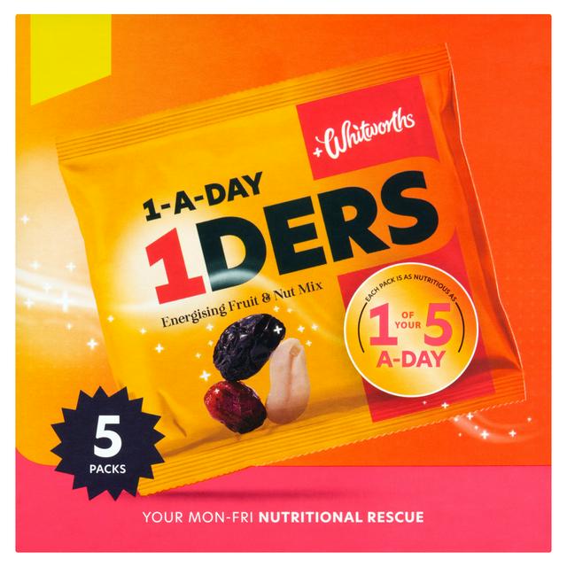 Whitworths 1Ders Energising Fruit & Nut Mix 1 a Day 5 x 30g