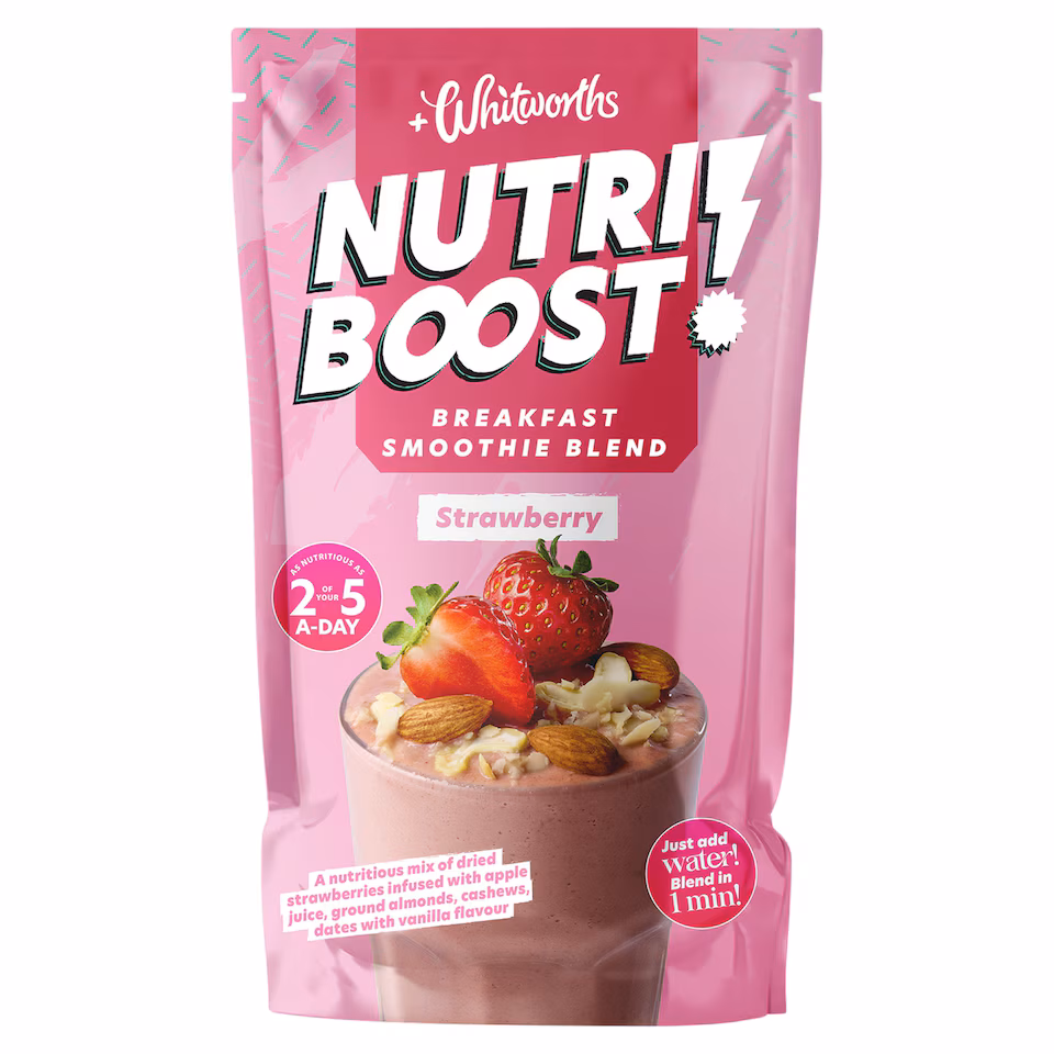 Whitworths Nutriboost Strawberry Smoothie Blend 75g